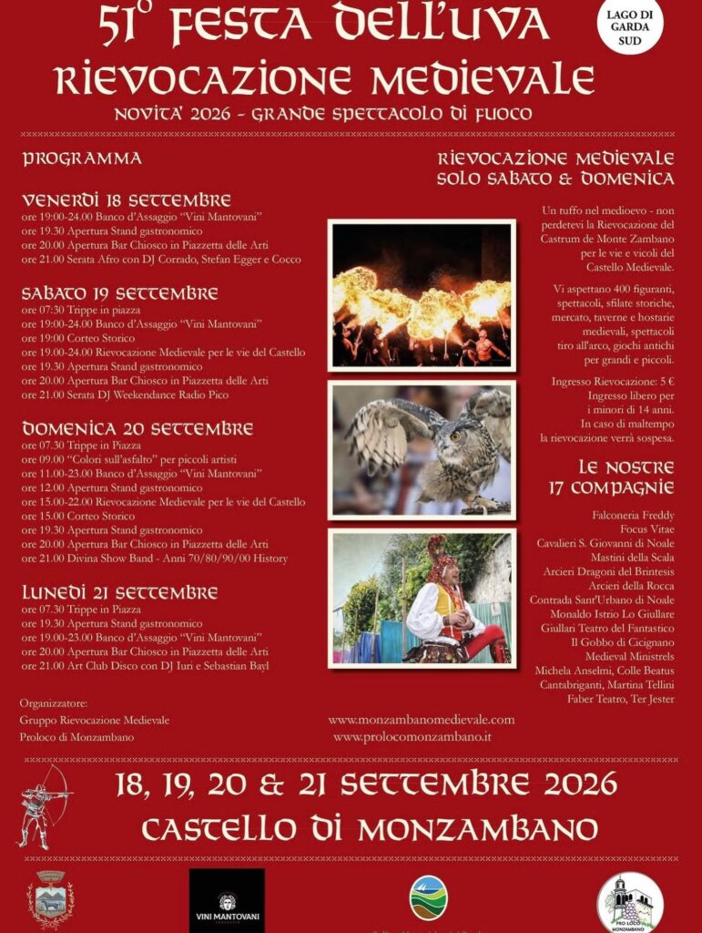 Festa dell'uva 2026